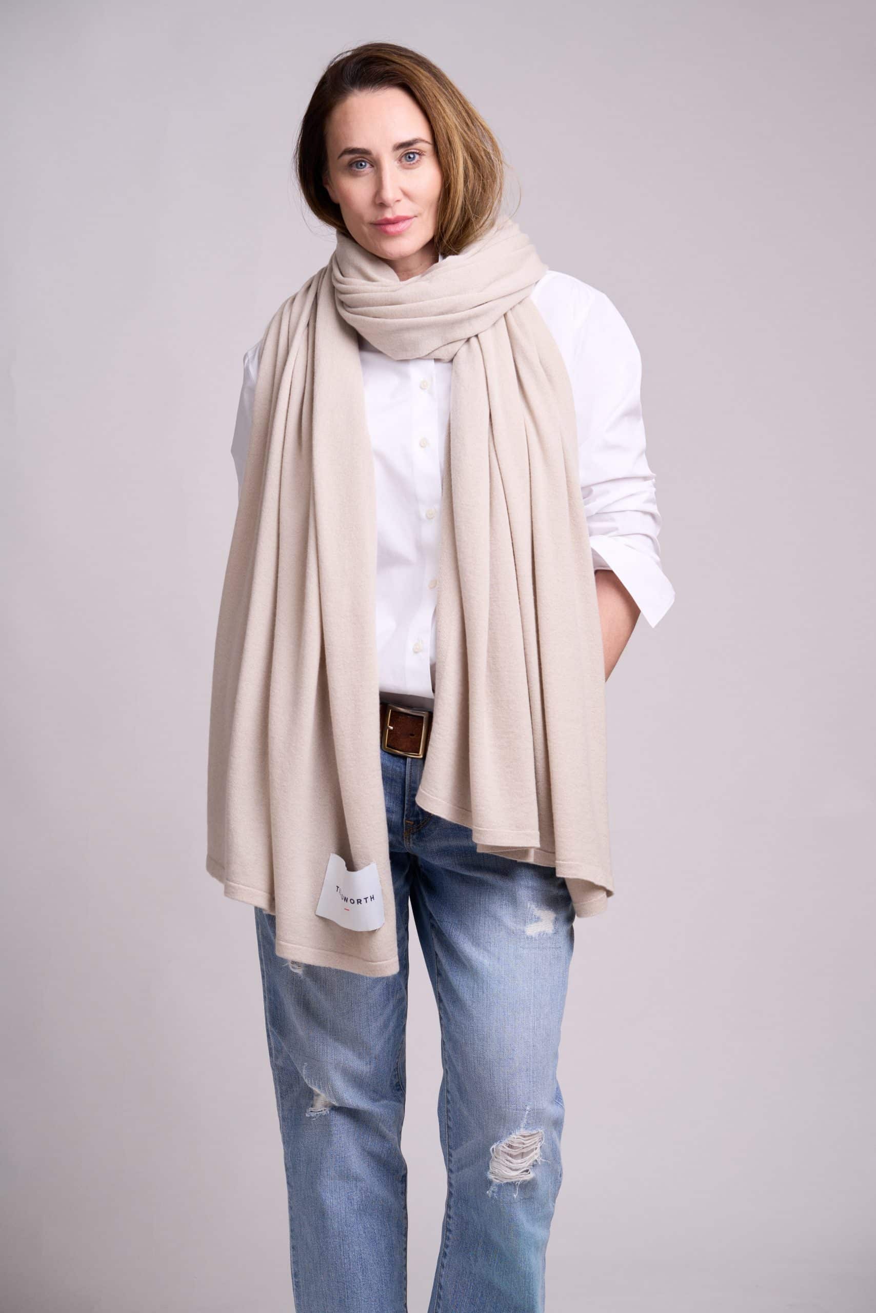 The Whisperer Scarf Neutral