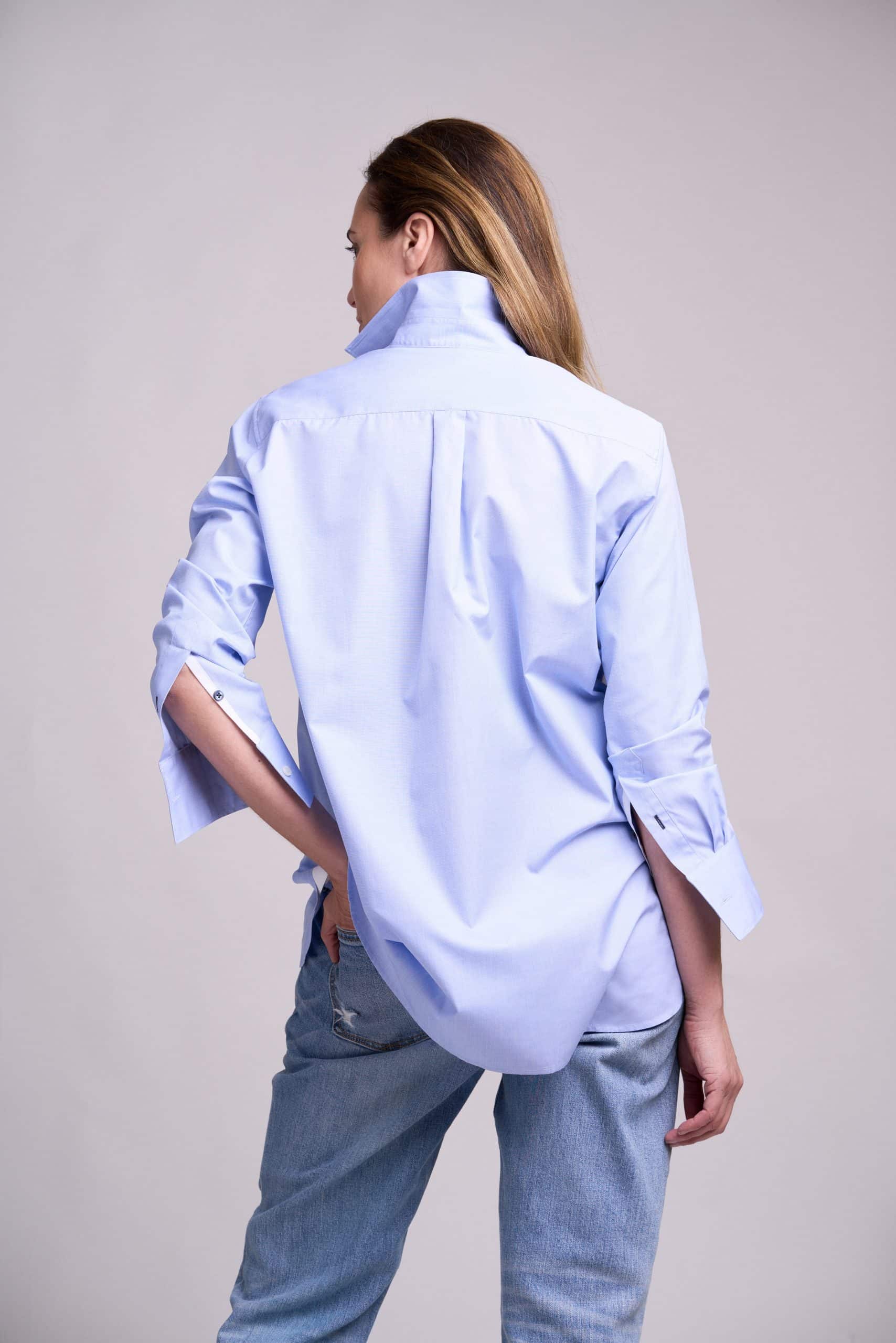 The Bronte Refined Shirt Azure Blue